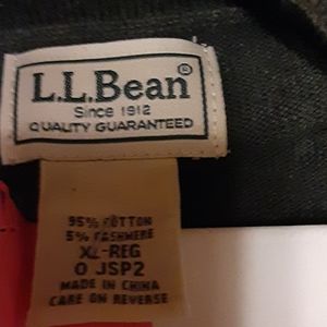 LLBEAN button up sweater